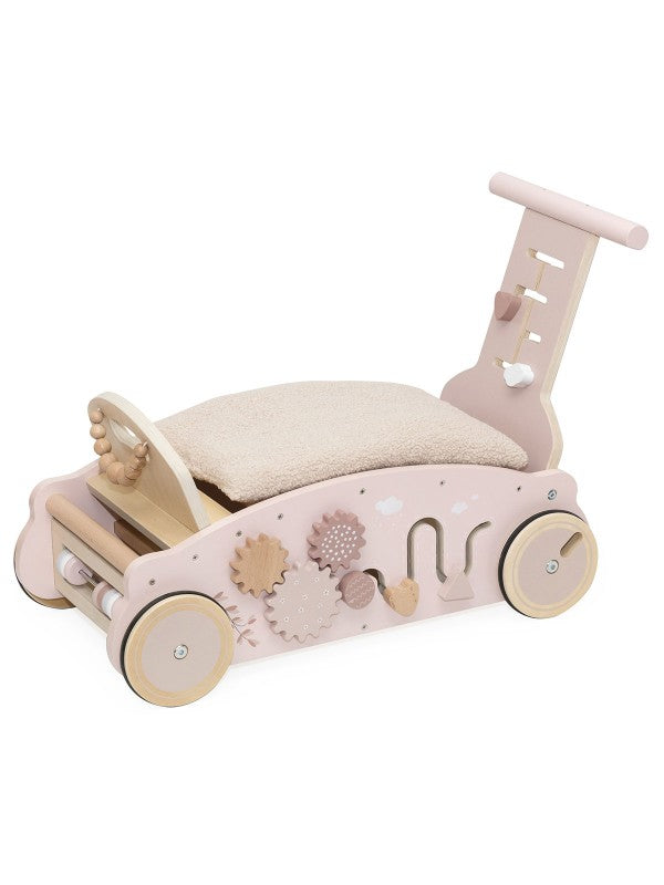 3-in-1 rocker, walker & car - pink