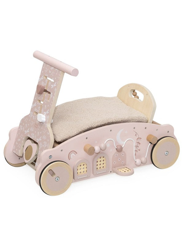 3-in-1 rocker, walker & car - pink