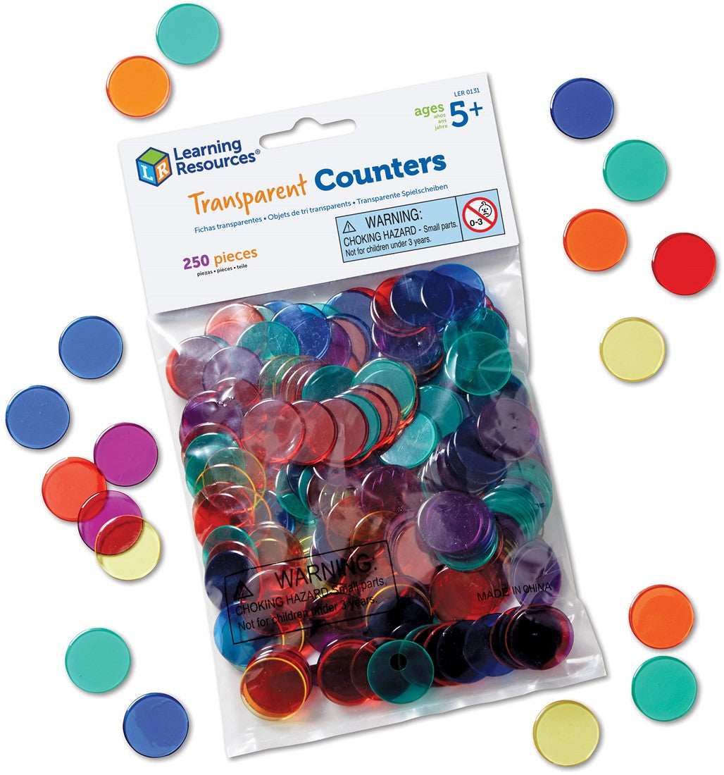 Transparent Counters (set van 250)