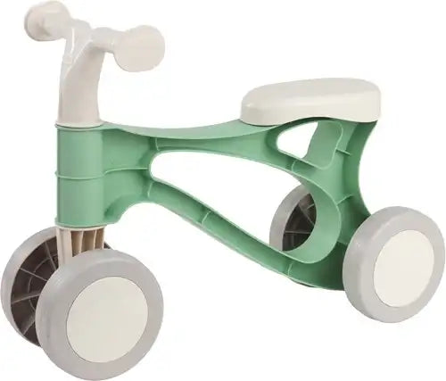 Eco loopfiets pastelgroen-beige