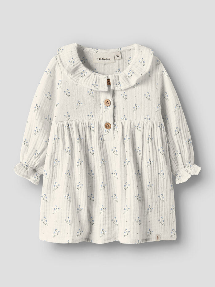 Loose body dress coconut milk