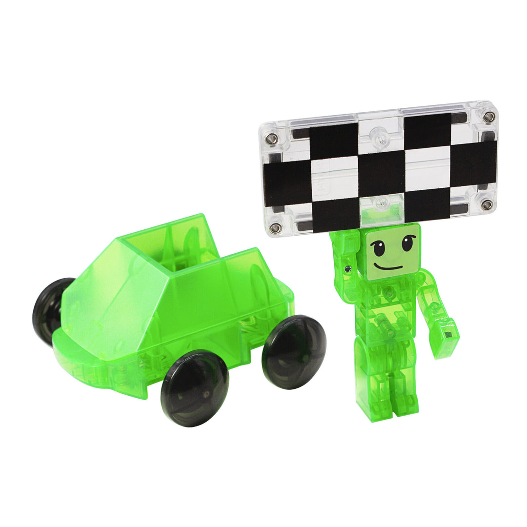 MT-DownhillDuo-FigureAndFlag-WithCar-Green-scaled