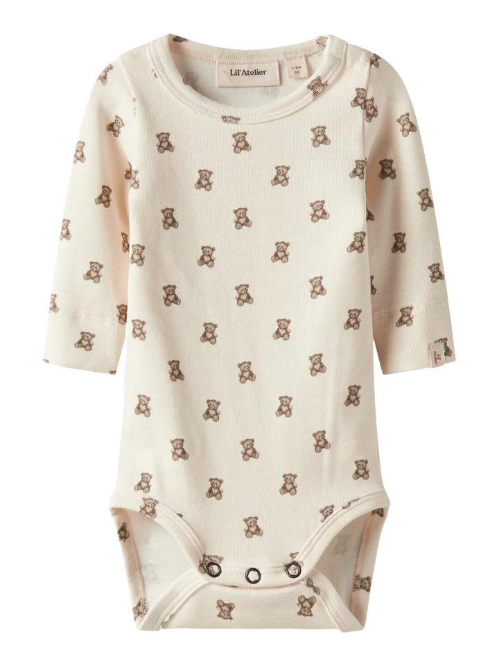 Romper turtledove teddy bear