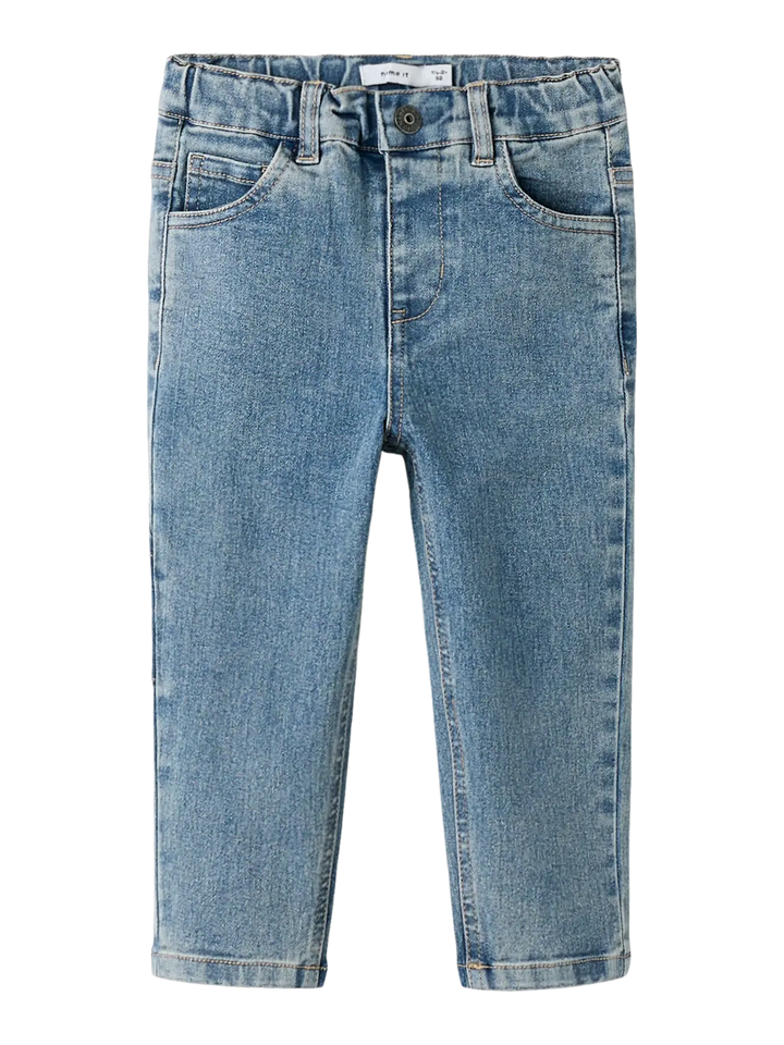 Jeans medium blue denim smiley