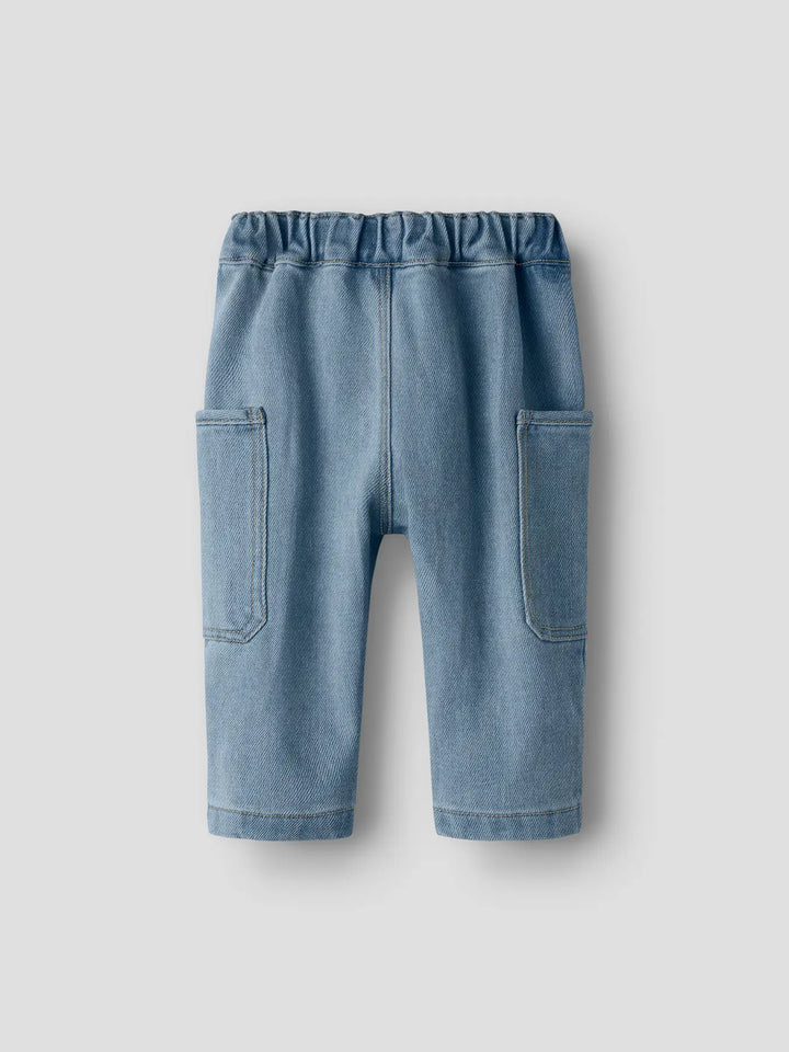 Broek baggy medium blue denim