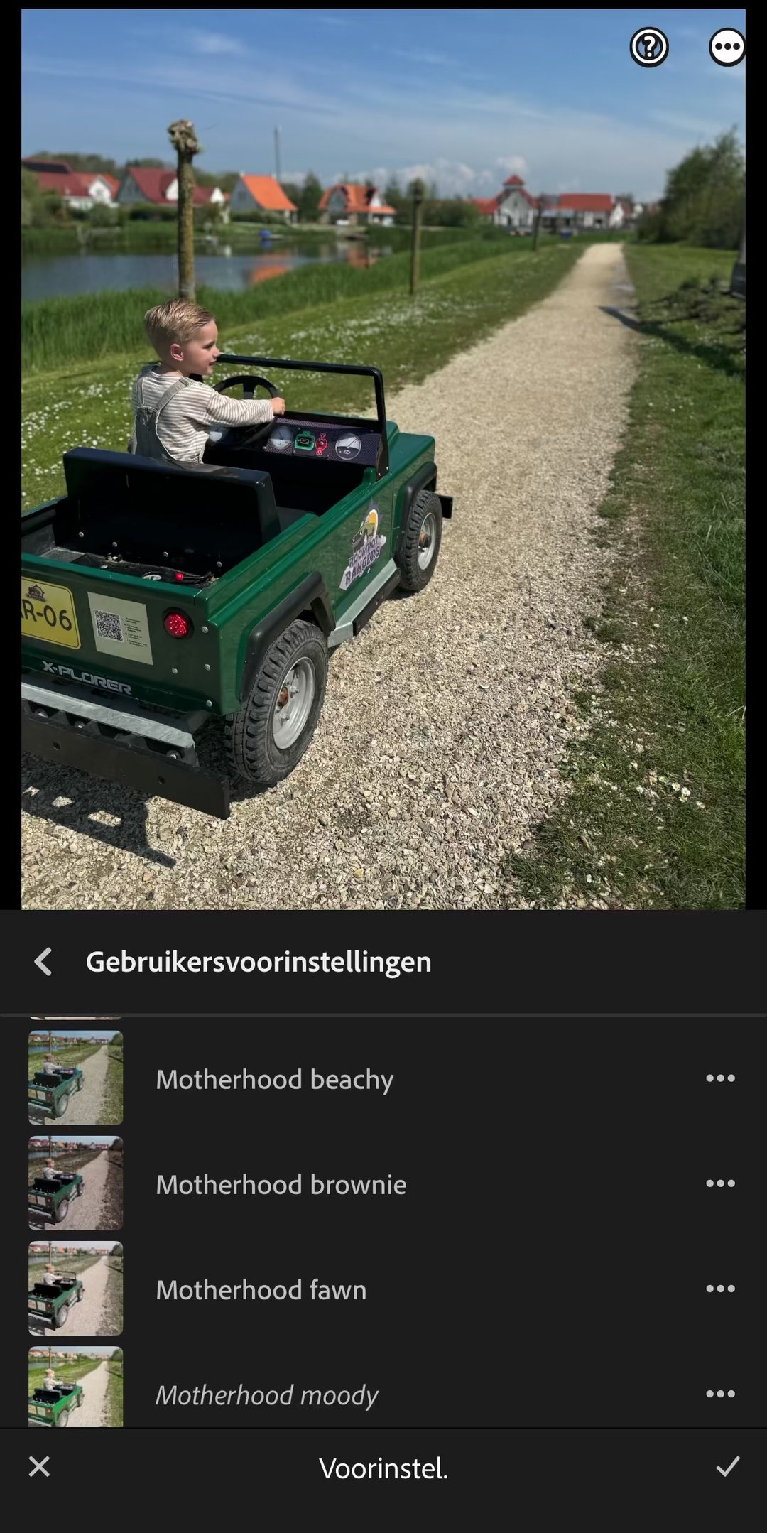 Presets bright neutral motherhood