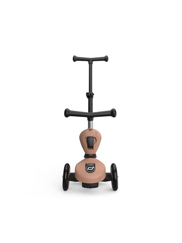 Loopfiets step highwaykick 1 mocha PUSH & GO