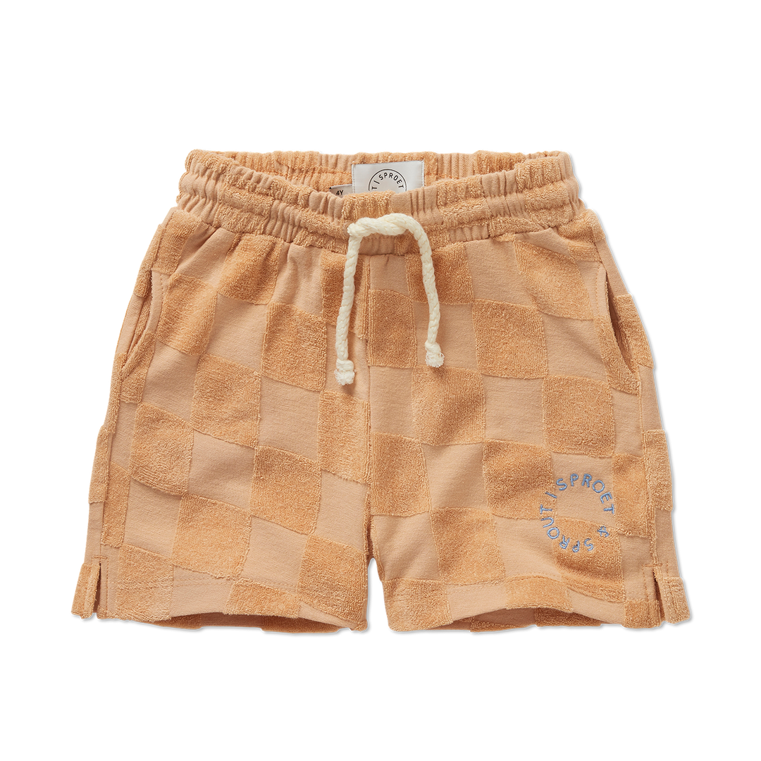 Shorts terry blocks  Nectarine primary
