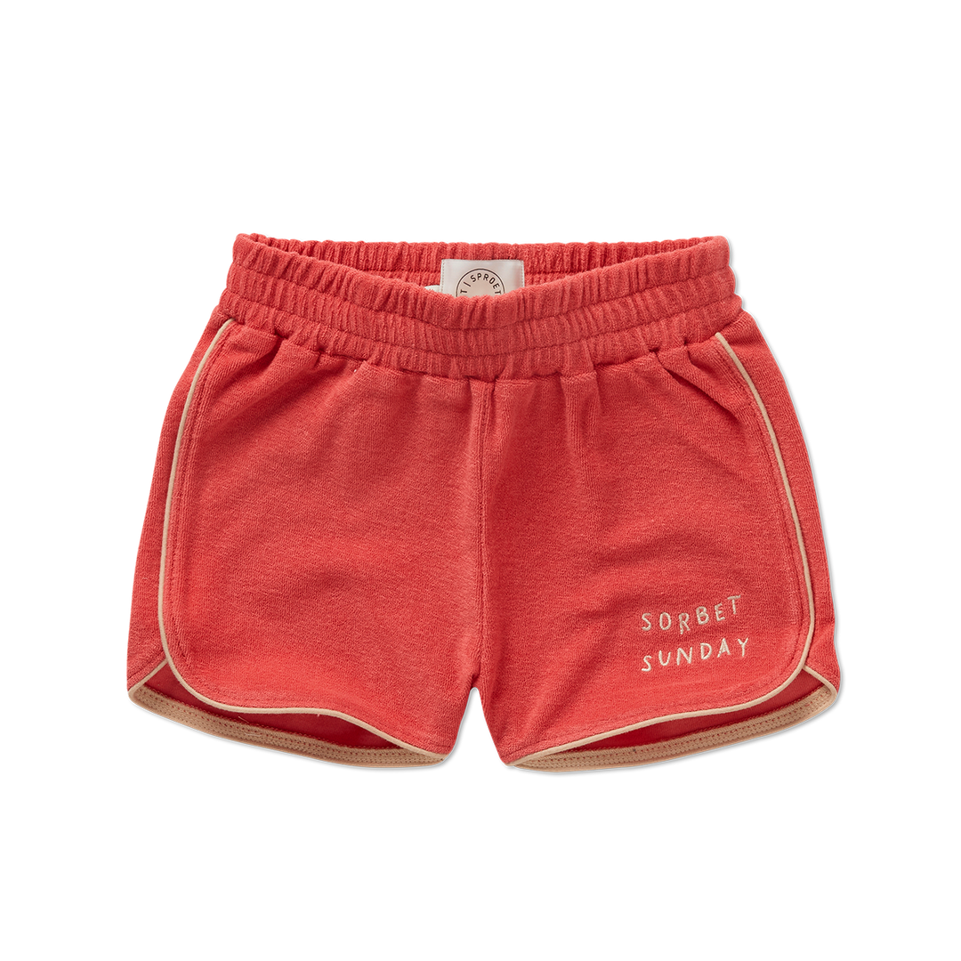 Terry sport shorts rose petal  Rose petal primary