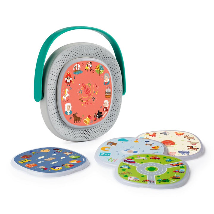 Audiospeler met 5 discs