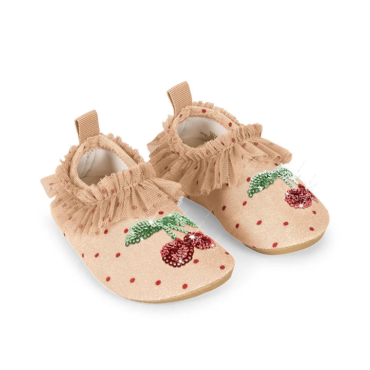 AMANDINE FRILL SWIM SHOES EMBOLDENED DOT