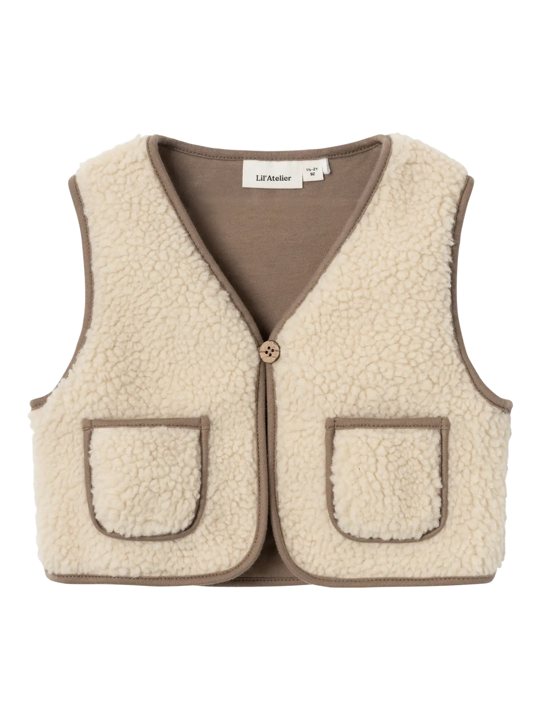 Sherpa bodywarmer turtledove - Kidooz